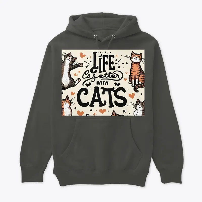 Life Is Better With Cats Design