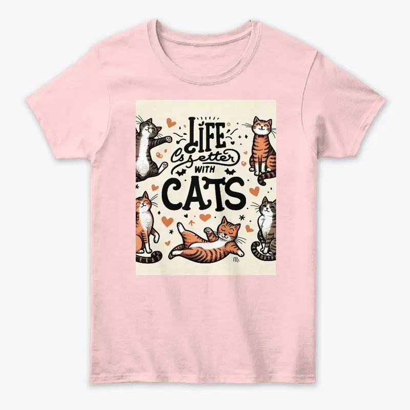 Life Is Better With Cats Design